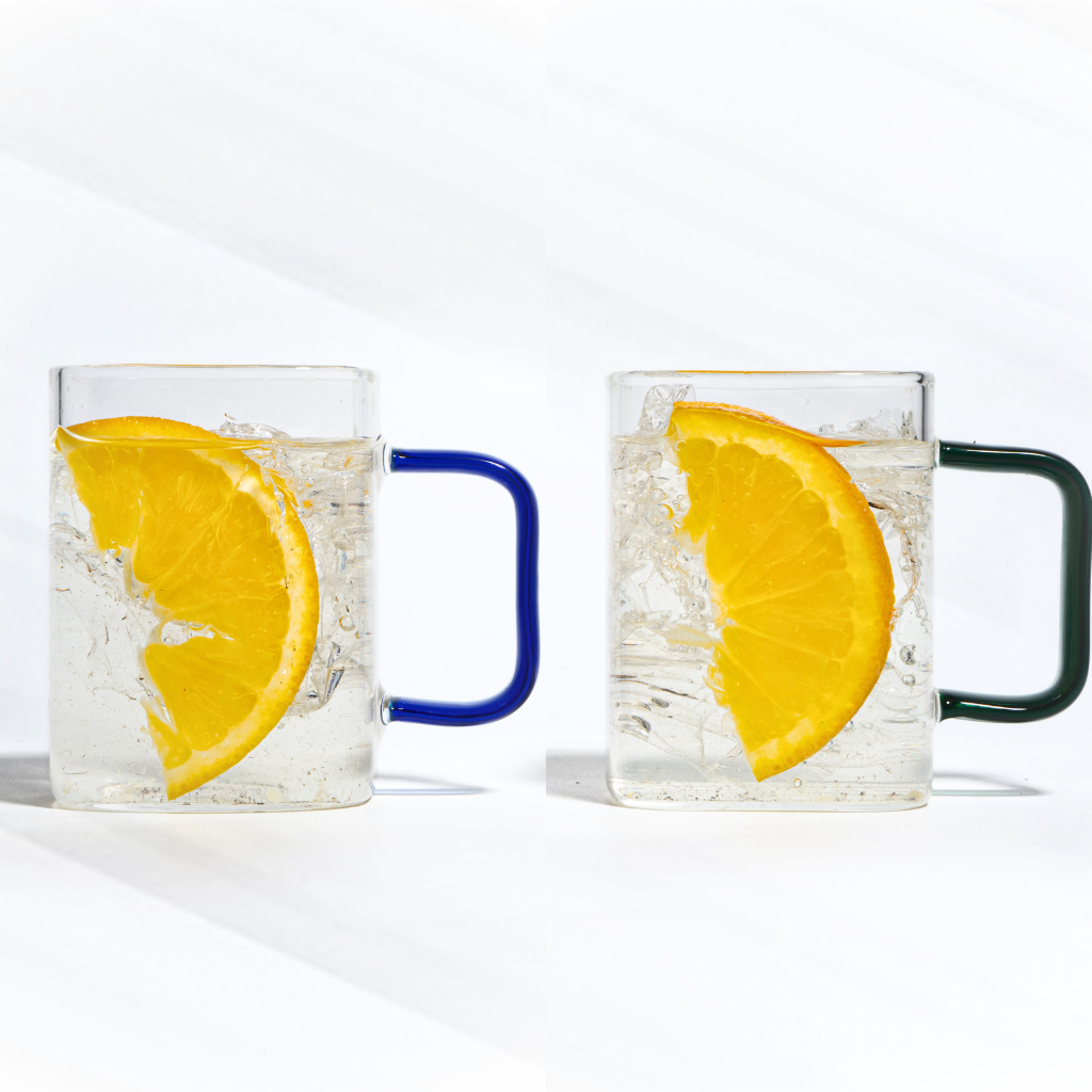 Classic Glass Mug - Set of 2