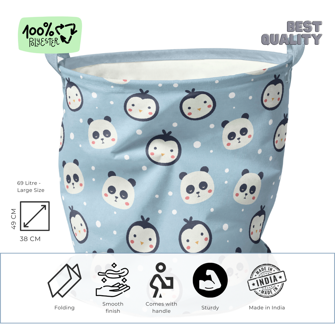 Panda & Penguin - Foldable Laundry Bag