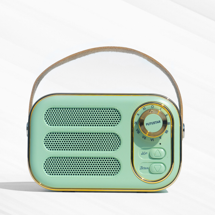 Retro Style Bluetooth Speaker with Bass