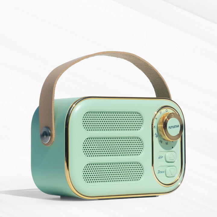 Retro Style Bluetooth Speaker with Bass