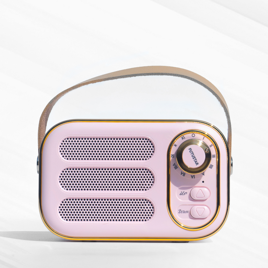 Retro Style Bluetooth Speaker with Bass