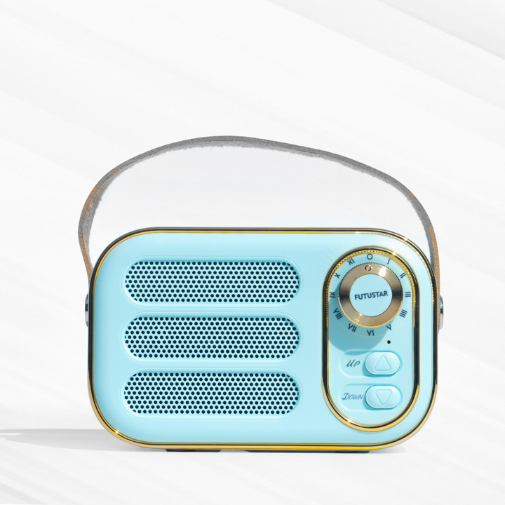 Retro Style Bluetooth Speaker with Bass